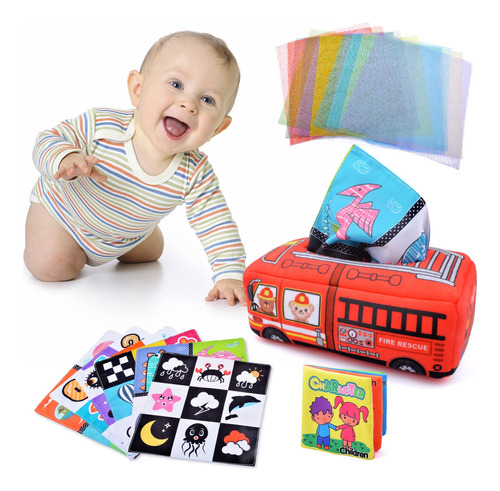 Yrissmiss Caja De Panuelos Para Bebe, Juguetes Montessori Pa