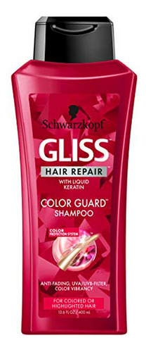 Shampoo Gliss Color Guard 400ml - Protección Y Brillo