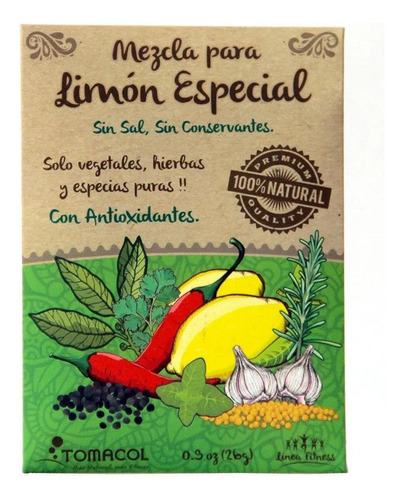 Sazón De Limón Especial X 26 Grs - Tomacol