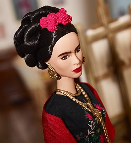 Imagen 6 de 6 de Barbie Inspiradora Mujer Frida Kahlo Doll