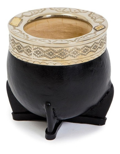Imagen 1 de 1 de Mate Imperial Con Boquilla De Alpaca Y Bronce