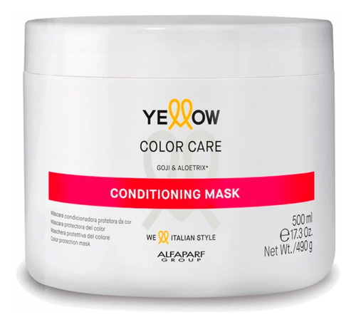 Mascara Protector De Color Color Care X500ml Alfaparf Yellow