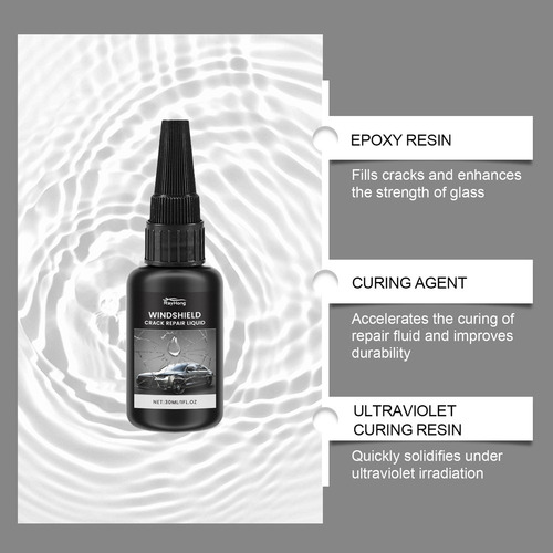 Kit De Pegamento Para Reparación De Parabrisas, 30 Ml, Kit N