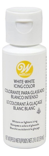Colorante Gel Comestible Blanco Intenso 59ml Glase Wilton