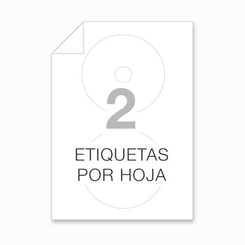 200 Etiquetas Autoadhesivas Para Disco Inkjet/laser