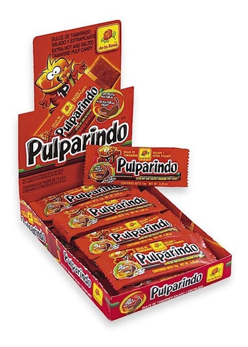 Imagen 3 de 5 de Caja Dulces Mexicanos Pulparindo X 20 Extra Picante Envio Ya
