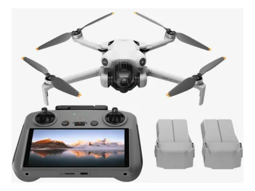 Drone Dji Mini 4 Pro Rc 2 Tela Combo Plus 3 Baterias 45 Min