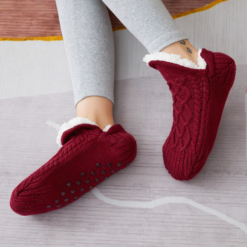 Calcetines Térmicos Antideslizantes Invierno Para El Hogar