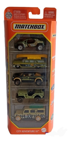 Matchbox 5 Pack City Adventure 3