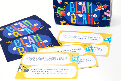 Hellofun The Blah Blah Box - Juego De Cartas Para Niños