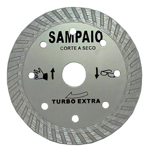 Disco Diamantado Uso Geral Turbo Sampaio Cor Cinza