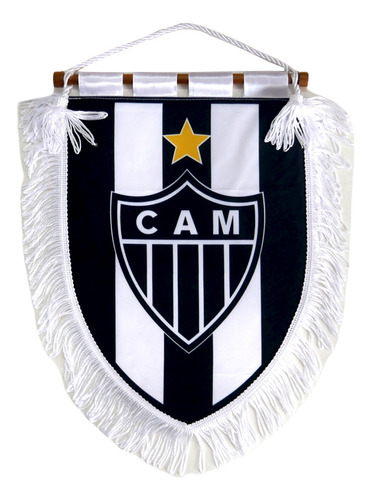 Flâmula Atlético Mineiro Cor Preto/branco
