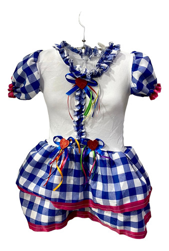 Vestido De Festa Junina Julina Infantil Caipira De São João