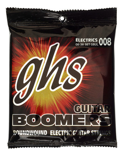 Cuerdas Guitarra Eléctrica Ghs Boomers Gbul 08-038