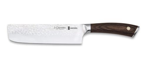 Cuchillo Cocina Chef 3 Claveles Linea Sakura Usuba Forjado 