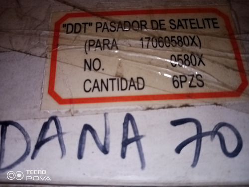 Pasador De Satélite 1706058x/ Dana 70-mide 17cm Alto Y28.5mm