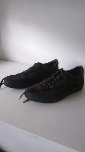 vans altas negras plataforma