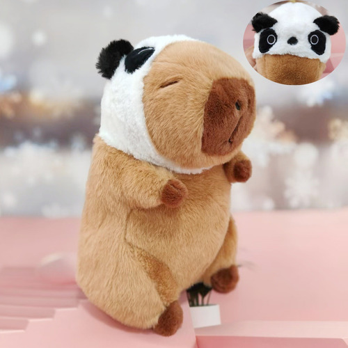 Peluche Juguete Capibara Carpincho Suave Varios Modelos 25cm Marrón Panda
