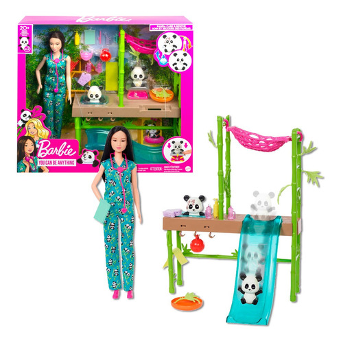 Barbie Set Cuidado Y Rescate De Pandas Hkt77 - Mattel