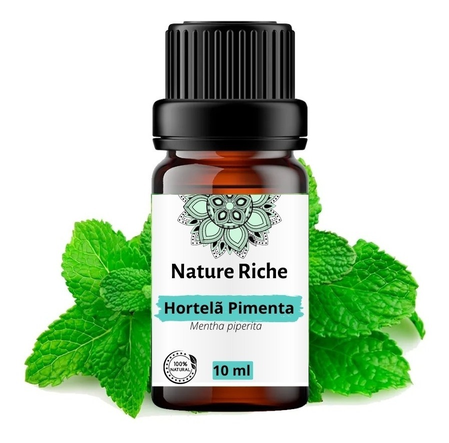 Óleo Essencial De Menta Piperita 10ml | Mercado Livre