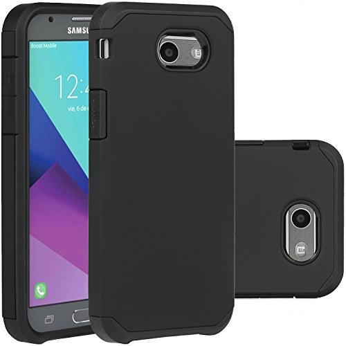 Samsung Galaxy J3 Emerge Case, Negro J3 Prime / J3 2017 / Am