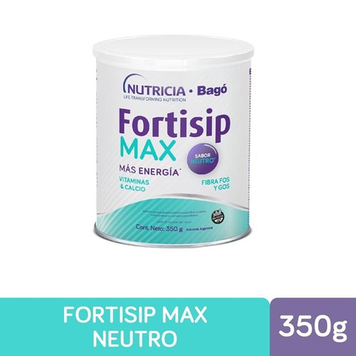 Max Suplemento Nutricional Sin Sabor X350g Fortisip