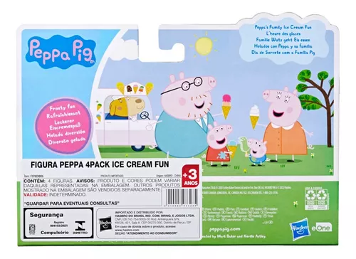 Peppa Pig - Dia De Sorvete Com A Família Pig - F3762 - Hasbro