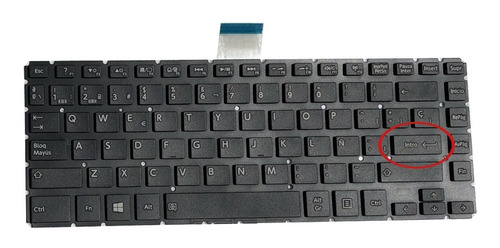 Teclado Toshiba L40-b L40d-b L40dt-b L45-b L45d-b L45d-tb Es