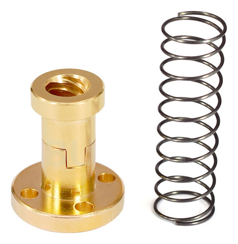 Tornillo T8 Con Holgura, Tuerca, 2 Mm, Paso De 2 Mm, Impreso