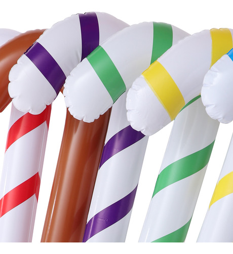 Muletas Inflables De Pvc Decorativas, 6 Piezas