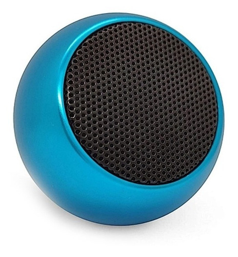 Caixinha Som Bluetooth Tws Metal Amplificada Mini Speaker 3w Cor Azul Voltagem 110v/220v (bivolt