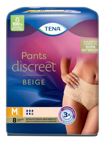 Pants Tena Pants Discreet M Nude X 8und