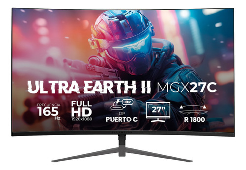 Monitor Curvo Balam Rush Ultra Earth Ii Mgx27c Fhd 1ms 165hz