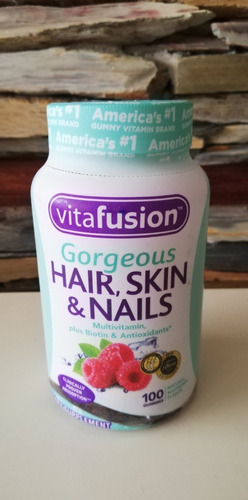 Enciclopedia Hair, Skin & Nails Vitafusion Con Biotin Y Anti