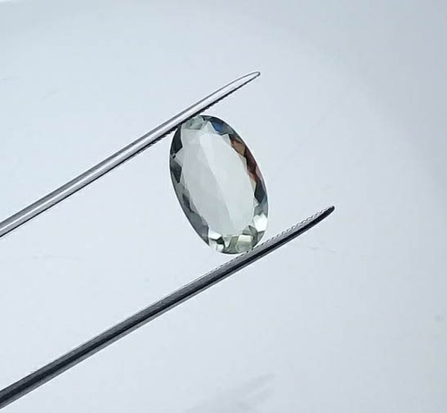 Heliodoro 3.940 Cts Oval Pedras Natura 14x8 Mm Praziolita A