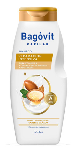 Bagovit Shampoo Reparacion Intensiva Cabello Dañado 350 Ml