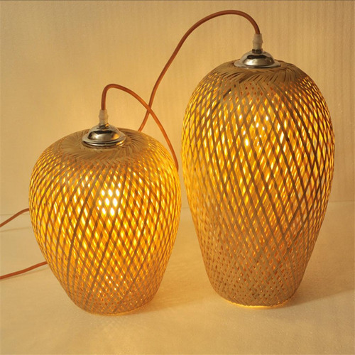 Lámpara Colgante De Techo Tejido Vintage Decoración De C