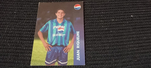 Figurita Carta Pepsi Riquelme Impecable Lionel Messi Jugador (Usado)