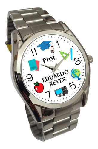 Reloj  Mod. Maestro, Profesor  Personalizado (acero) 