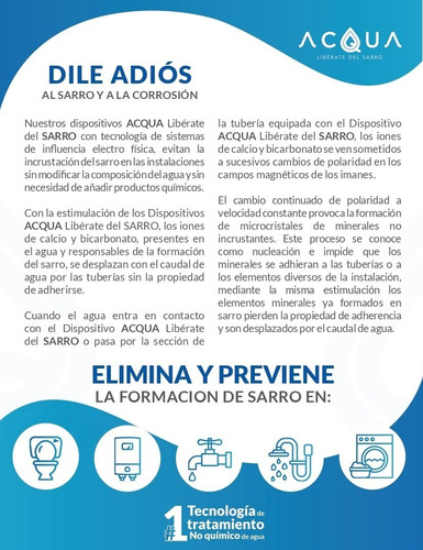 Eliminador De Sarro P/tubería De 1/2 A 1 Pulgada Residencial