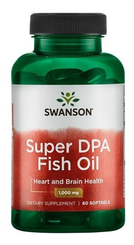 Aceite De Pescado Súper Dpa- 60 Caps- 1000mg 