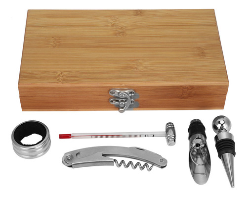 . Juego De Abridores De Vino, Elegante Kit De Sacacorchos