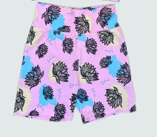 Calza- Short Estampado Inhala Exhala-yoga