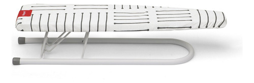 Funda Para Tabla De Planchar Elástica Universal 24 X 8 Blanc Blanco Con Rayas Negras Talle