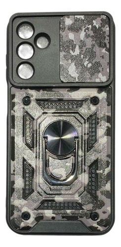 Funda Reforzada Para Samsung Galaxy A12 A125 Cubre Camaras Camuflado Armor
