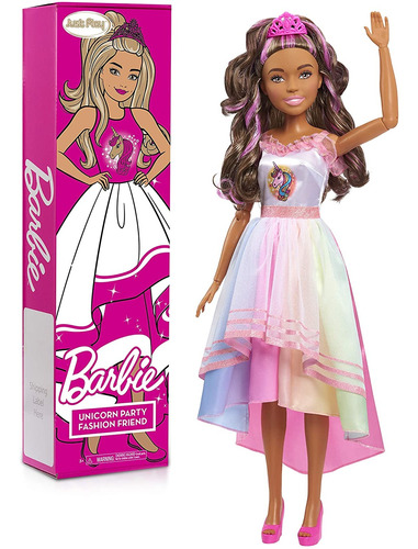 Barbie Just Play - Muñeca De Fiesta De Unicornio