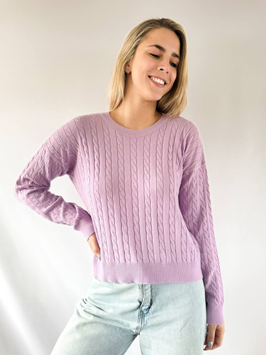 Sweater Trenzado Lulyna Bremer Mujer Pullover