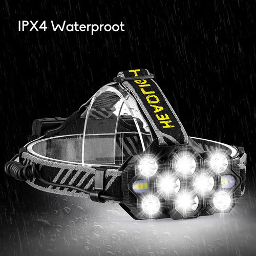 * Lámpara De Cabeza Led Linterna Faros Antorcha