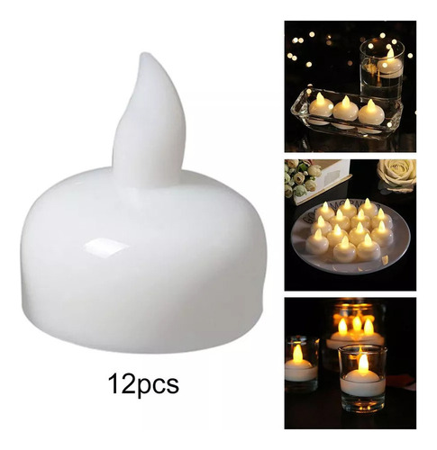 Bnb 24 Velas Led Pequeñas, Luz Blanca Cálida