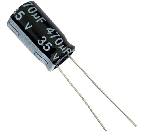 50 Peças Capacitor Eletrolítico 470uf 35v 470 X 35 105ºc